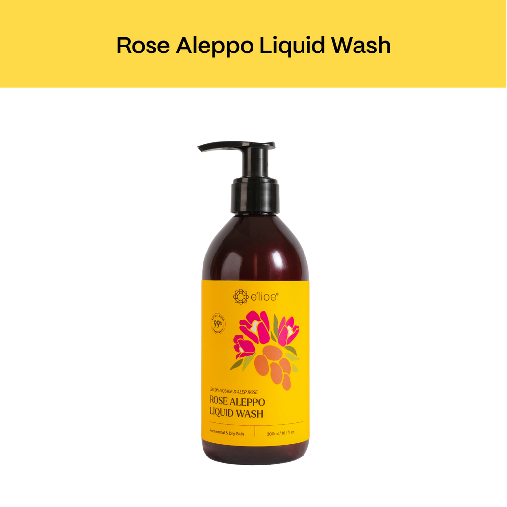 e'lioe Scented Aleppo Liquid Body Wash (Rose/Jasmine) 300ml