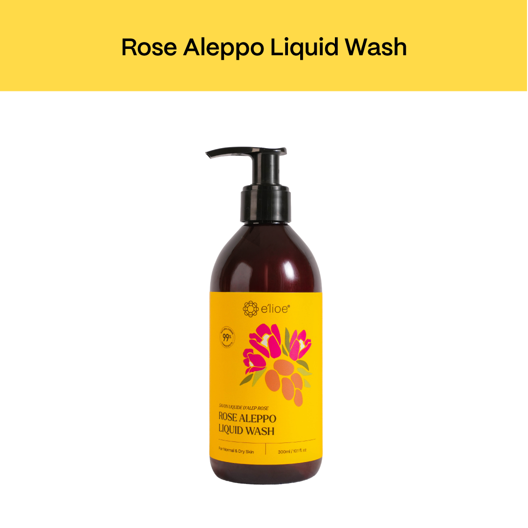 e'lioe Scented Aleppo Liquid Body Wash (Rose/Jasmine) 300ml
