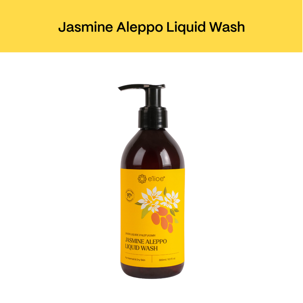 e'lioe Scented Aleppo Liquid Body Wash (Rose/Jasmine) 300ml