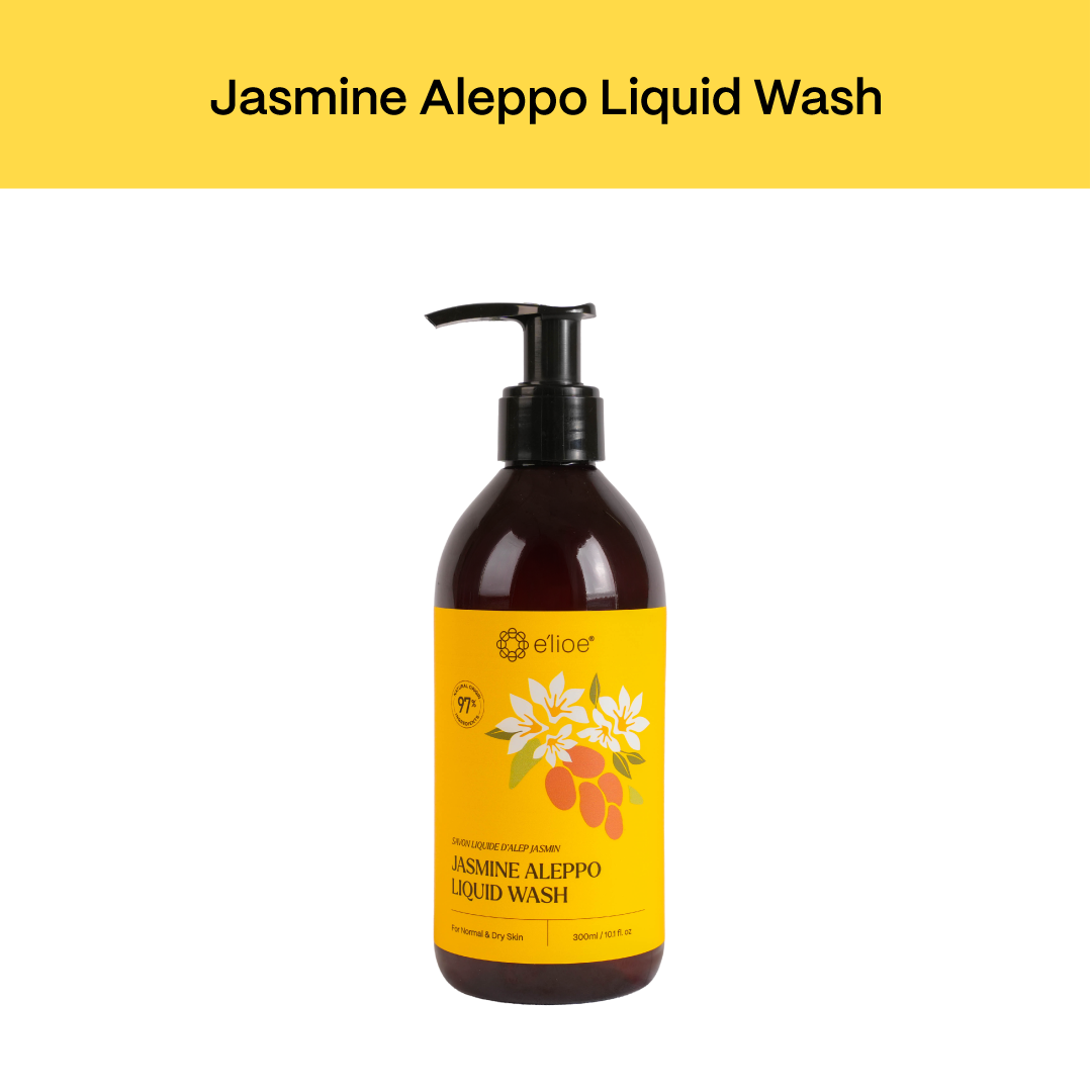 e'lioe Scented Aleppo Liquid Body Wash (Rose/Jasmine) 300ml