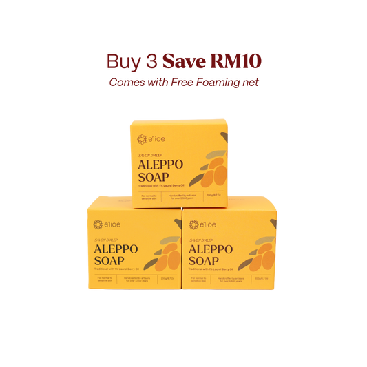 Sabun Aleppo dengan 1% Minyak Beri Laurel