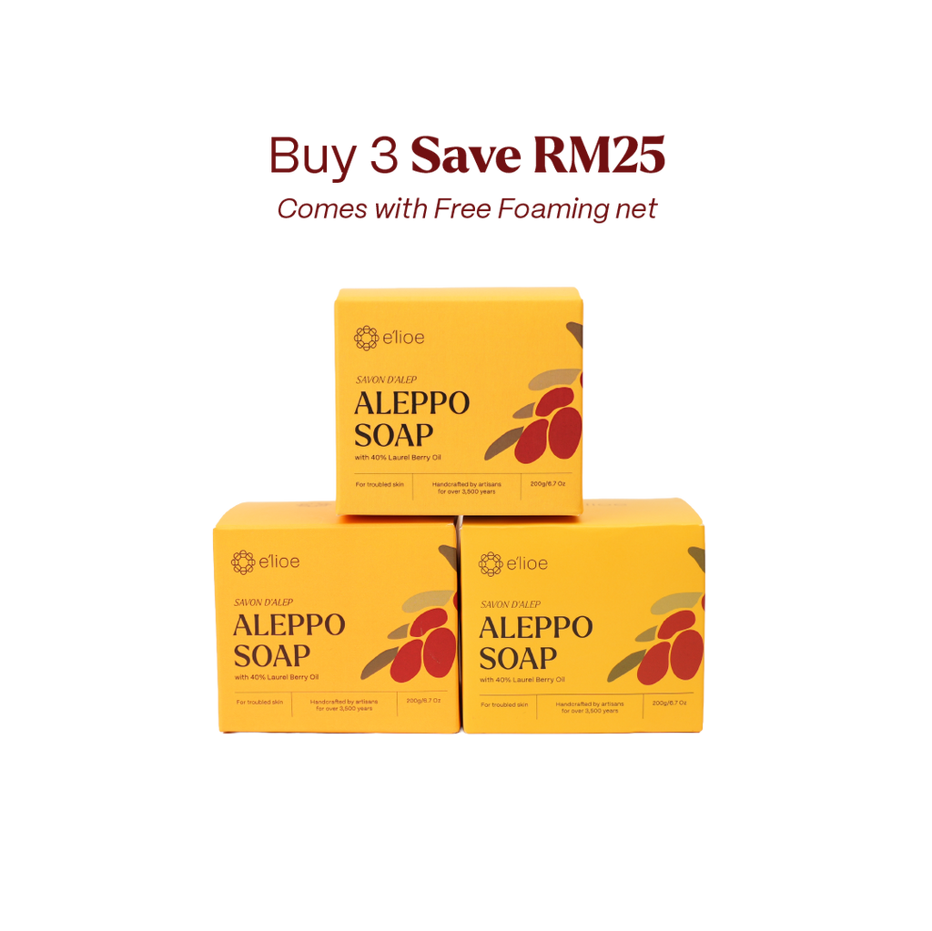 Sabun Aleppo dengan 40% Minyak Beri Laurel