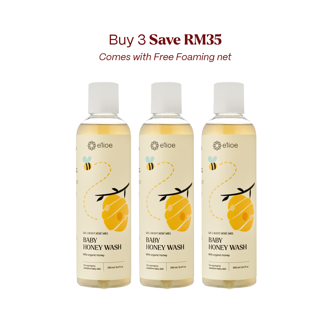 Bundle of 3 - Baby Honey Wash (250ml)