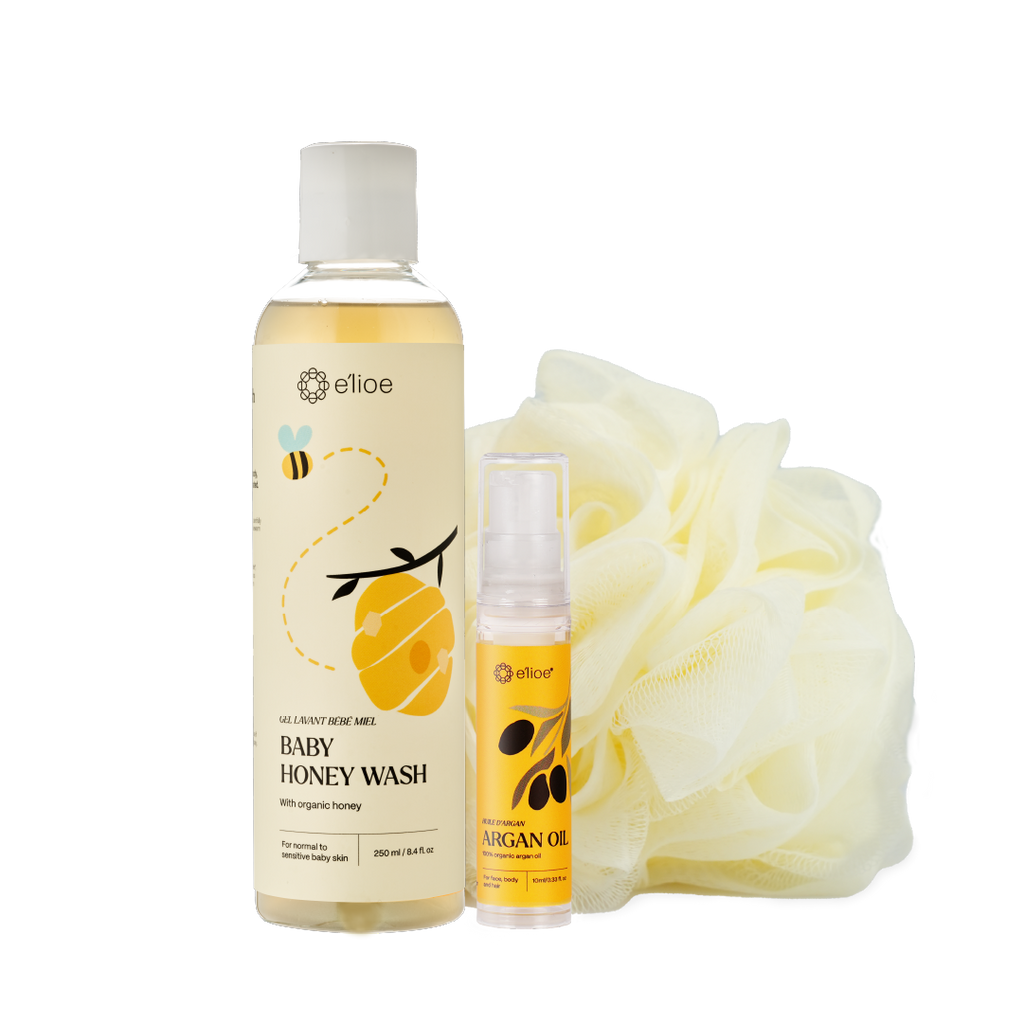 e'lioe Discovery Kit - Aleppo Liquid Wash + Argan Oil 10ml