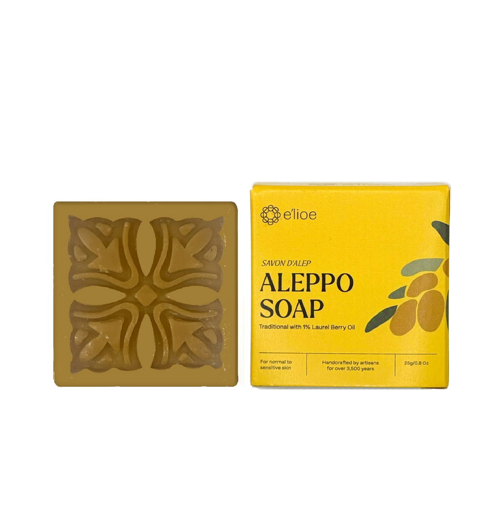 Sabun Aleppo dengan 1% Minyak Beri Laurel