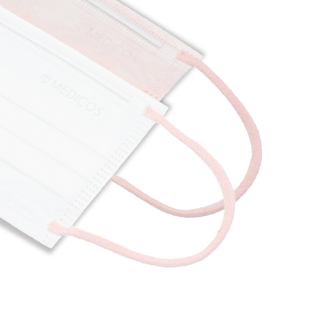 Topeng Muka Pembedahan 4 Lapis HidroCharge™ Regular Fit (Duo Pink)