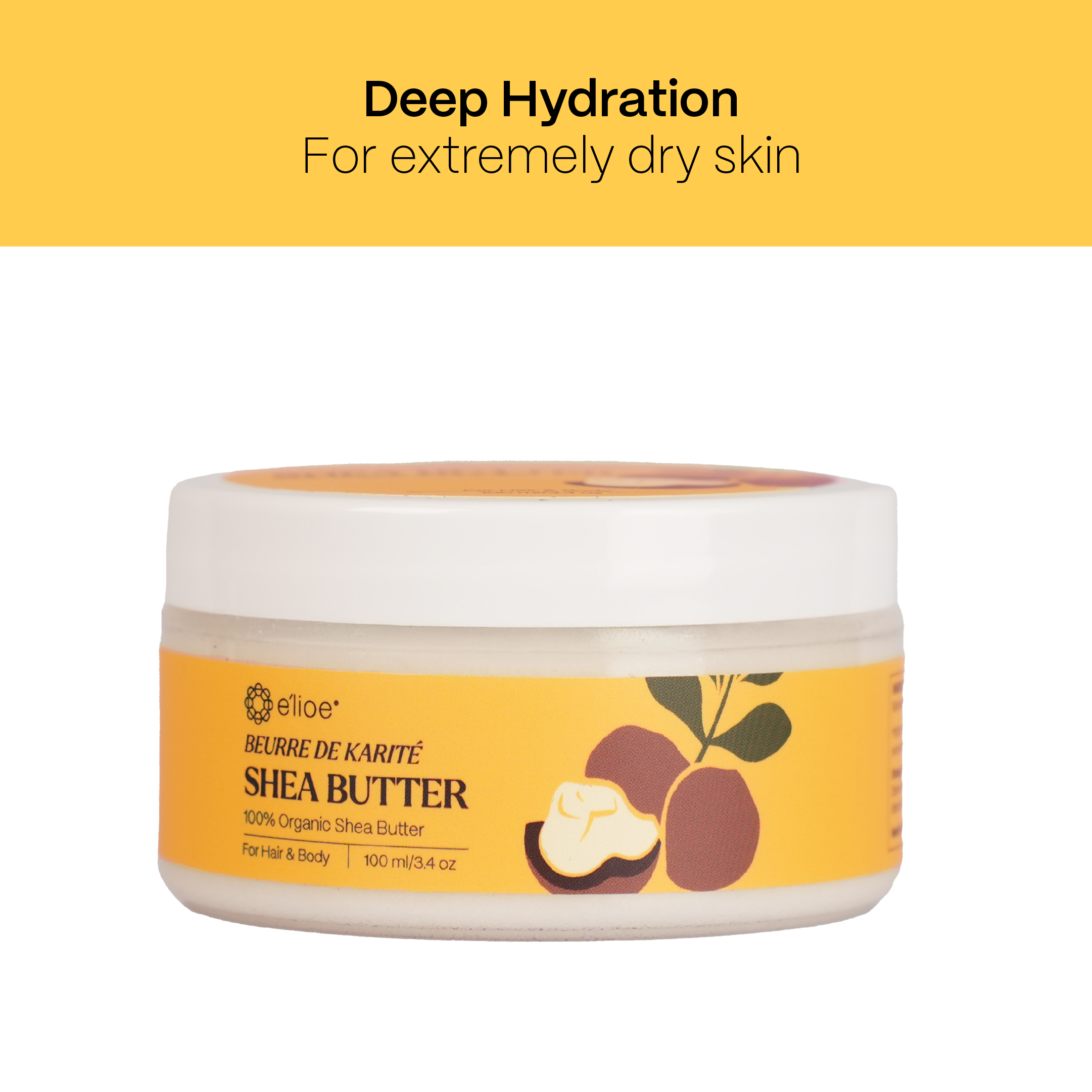 100% Organic Shea Butter (100ml)