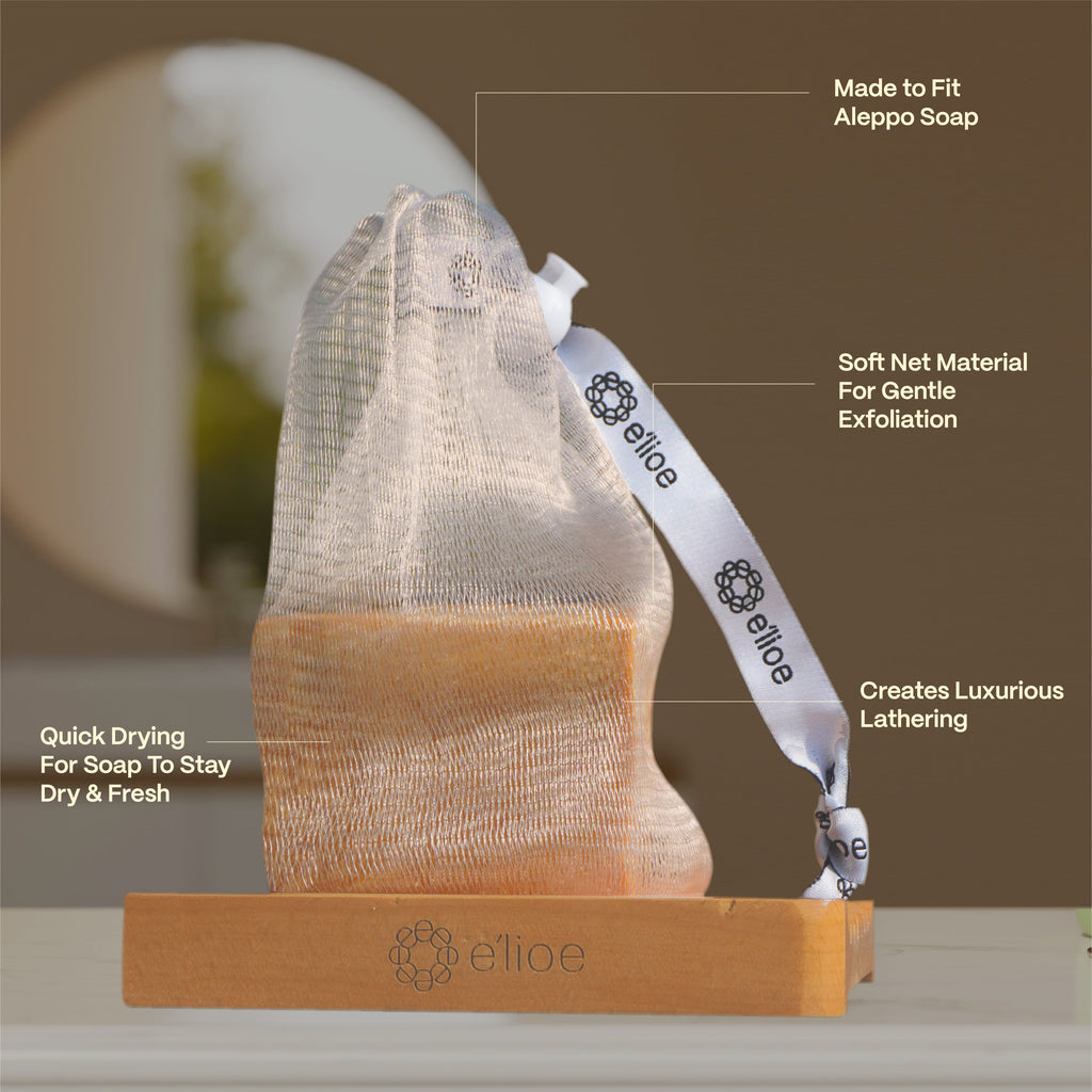 {Free} e'lioe Aleppo Soap Foaming Net